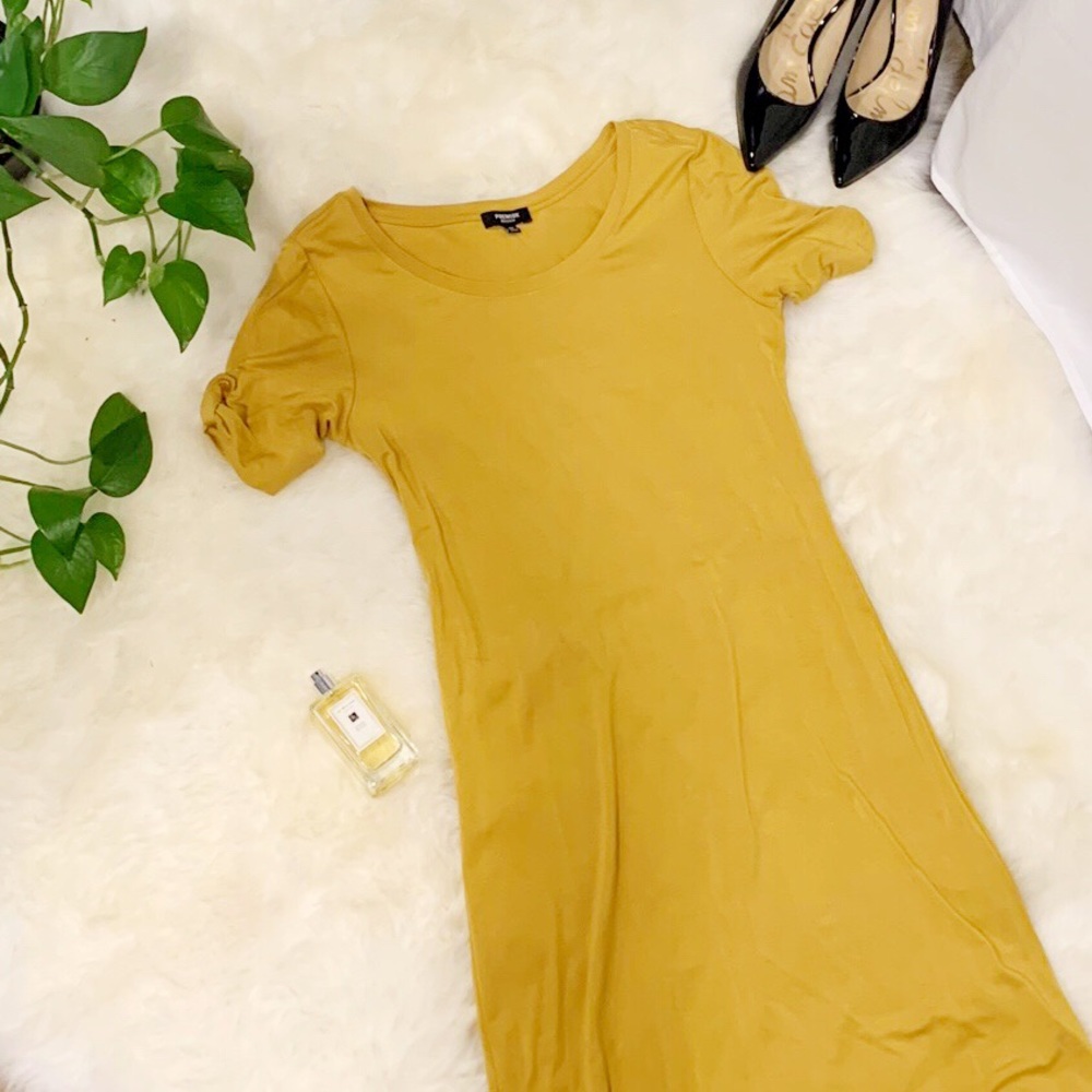 Premise Yellow Silky Dress